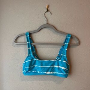 Blue target brand bikini top